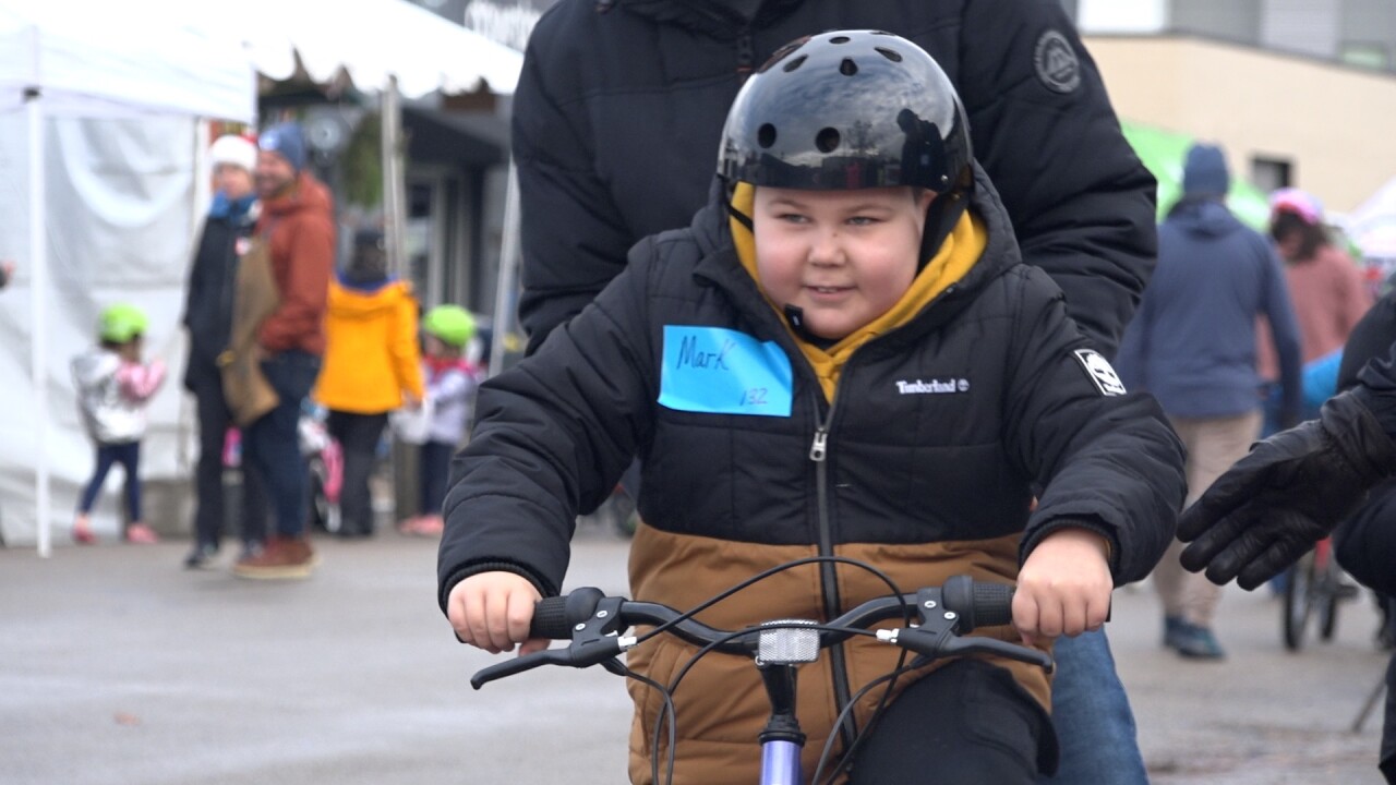 For many of these kids this will be their first bike