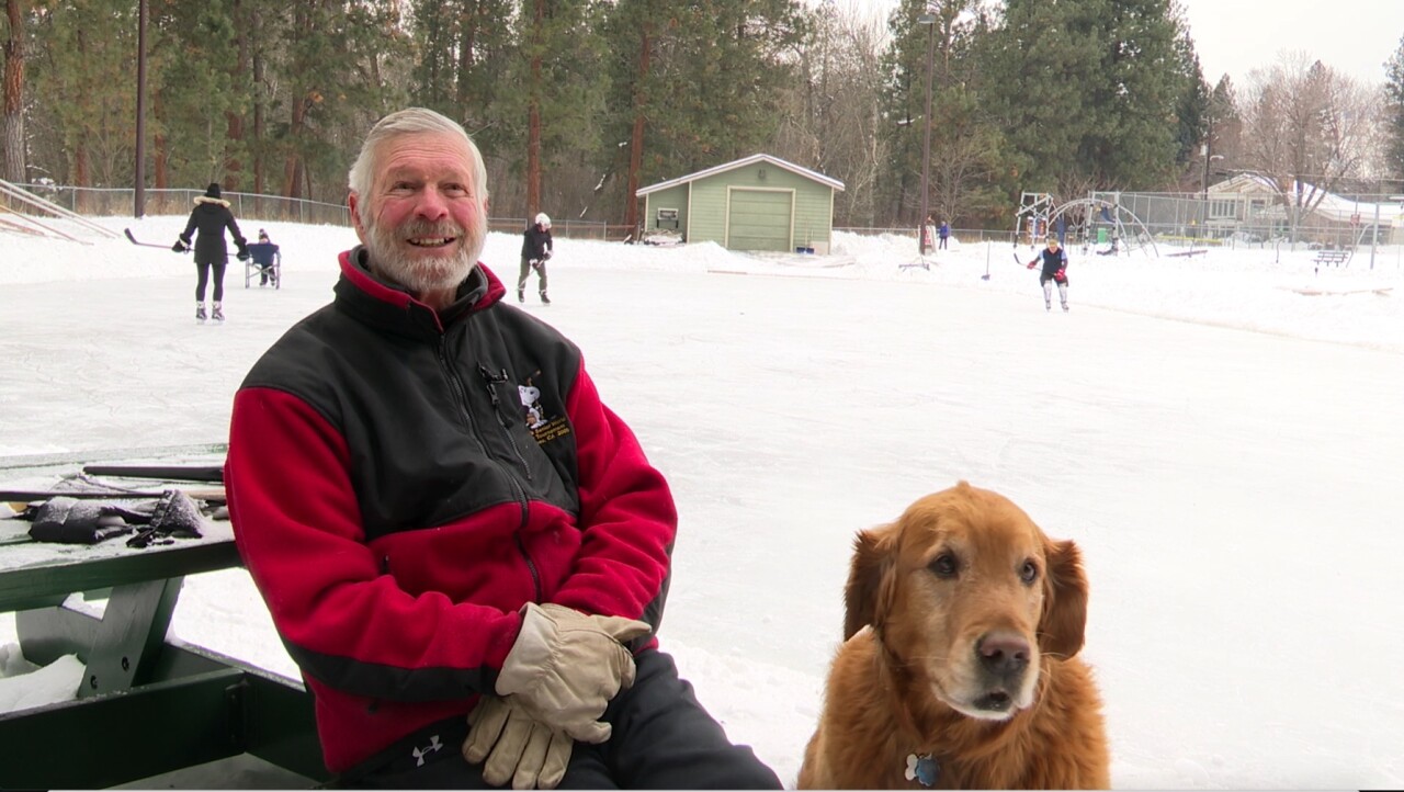 Bill Bevis, in Missoula since 1974, helped create the ice rink at Pineview Park