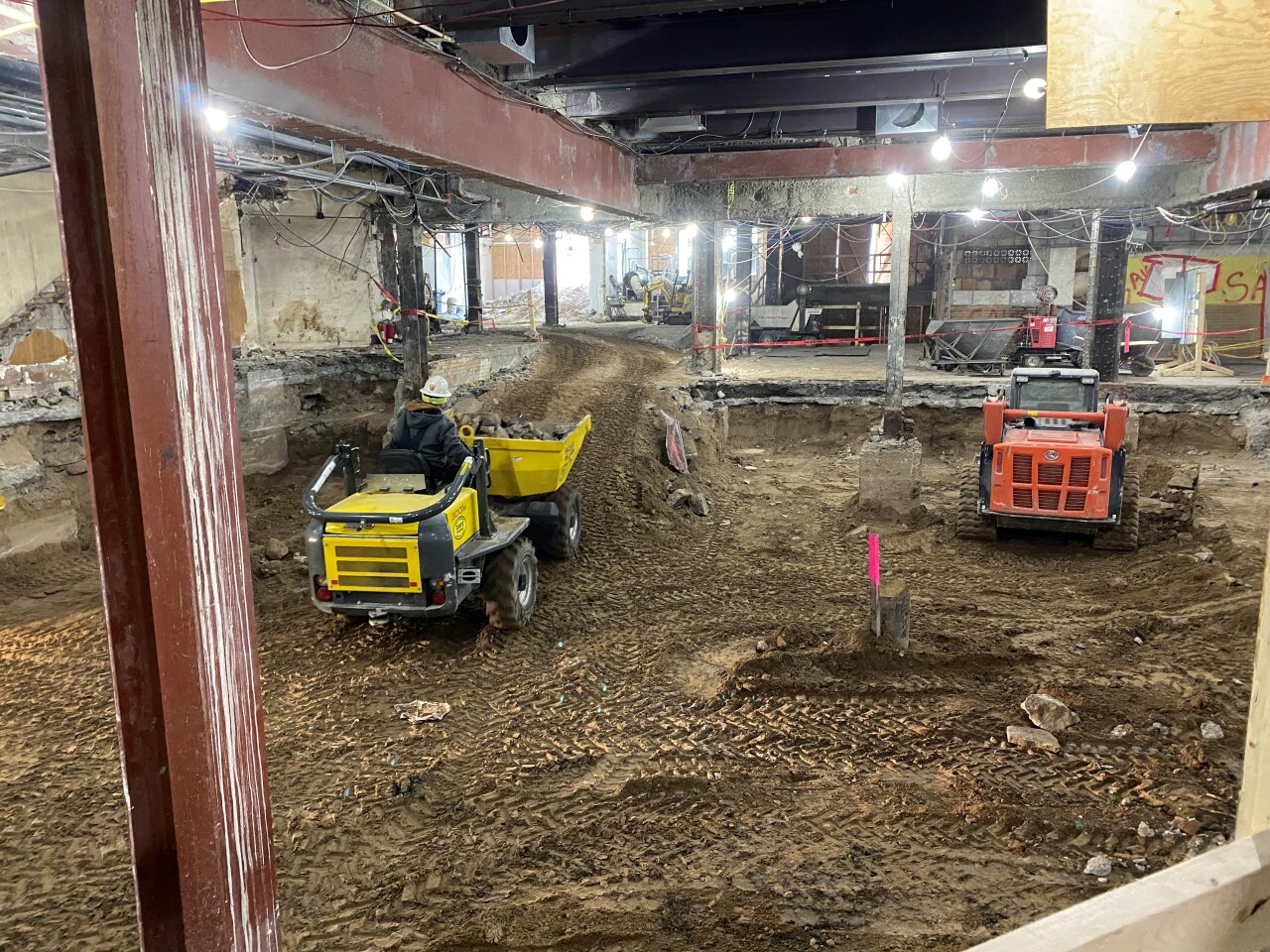 Statler basement construction 1