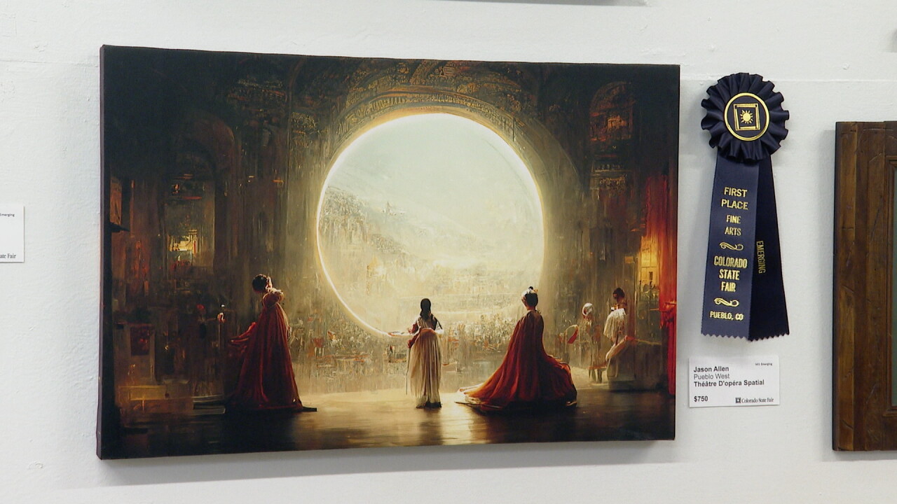 AI-created artwork wins first place at Colorado State Fair, artist ...
