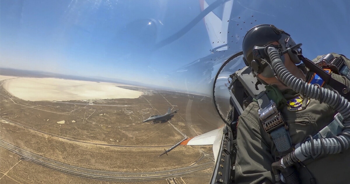 An AI-controlled fighter jet took the Air Force leader for a historic ride - Vimarsana News