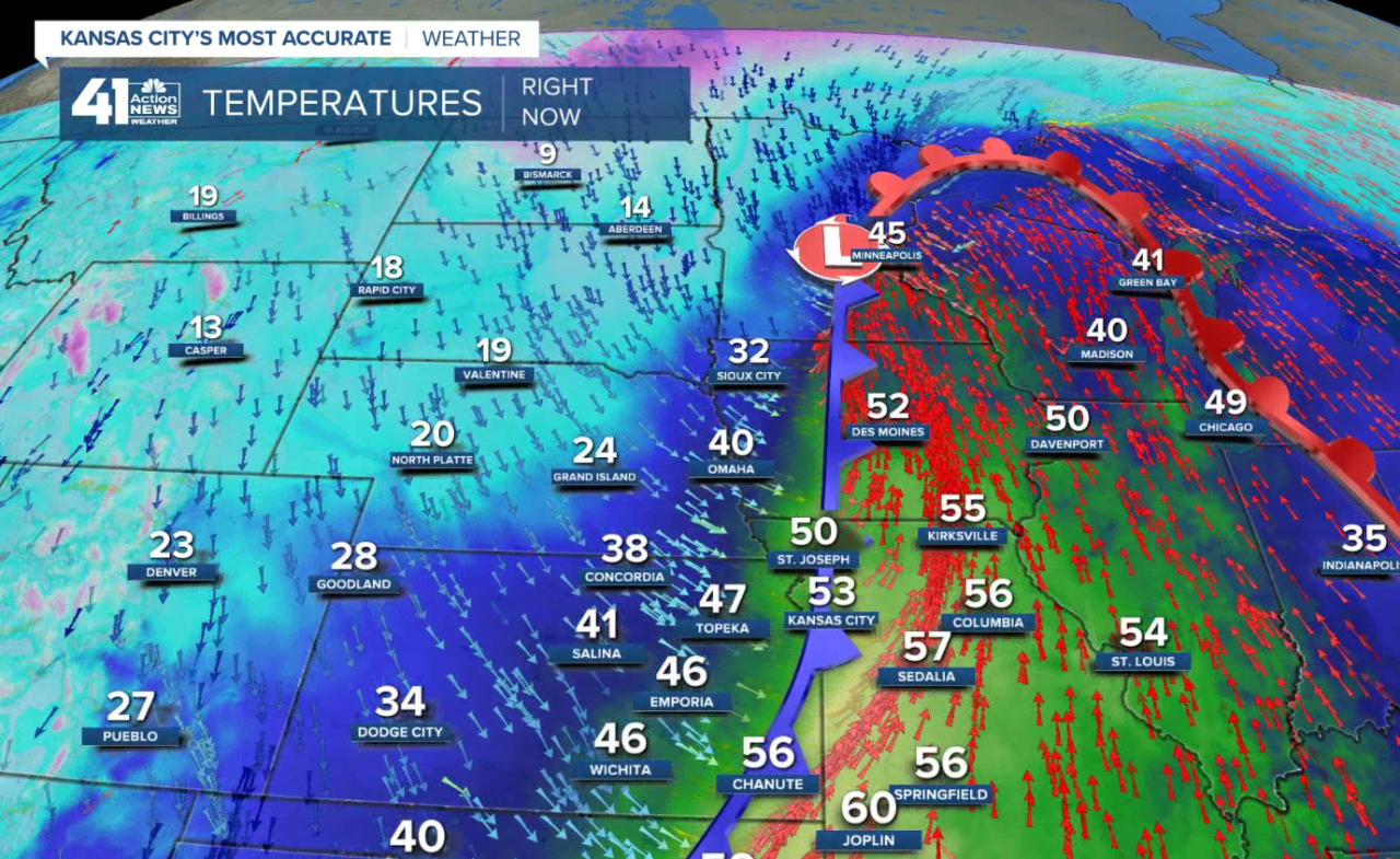 Surface Map at 8:15 AM