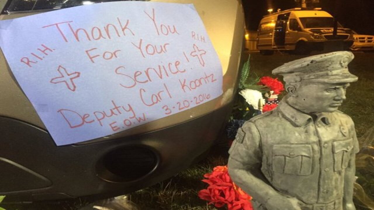PHOTOS: Dep. Carl Koontz memorial & procession