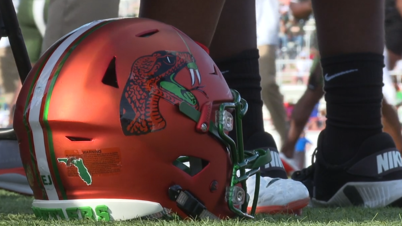 famu football helmet Florida A&M Rattlers Authentic Cutout FCS: HBCU Football Week 8