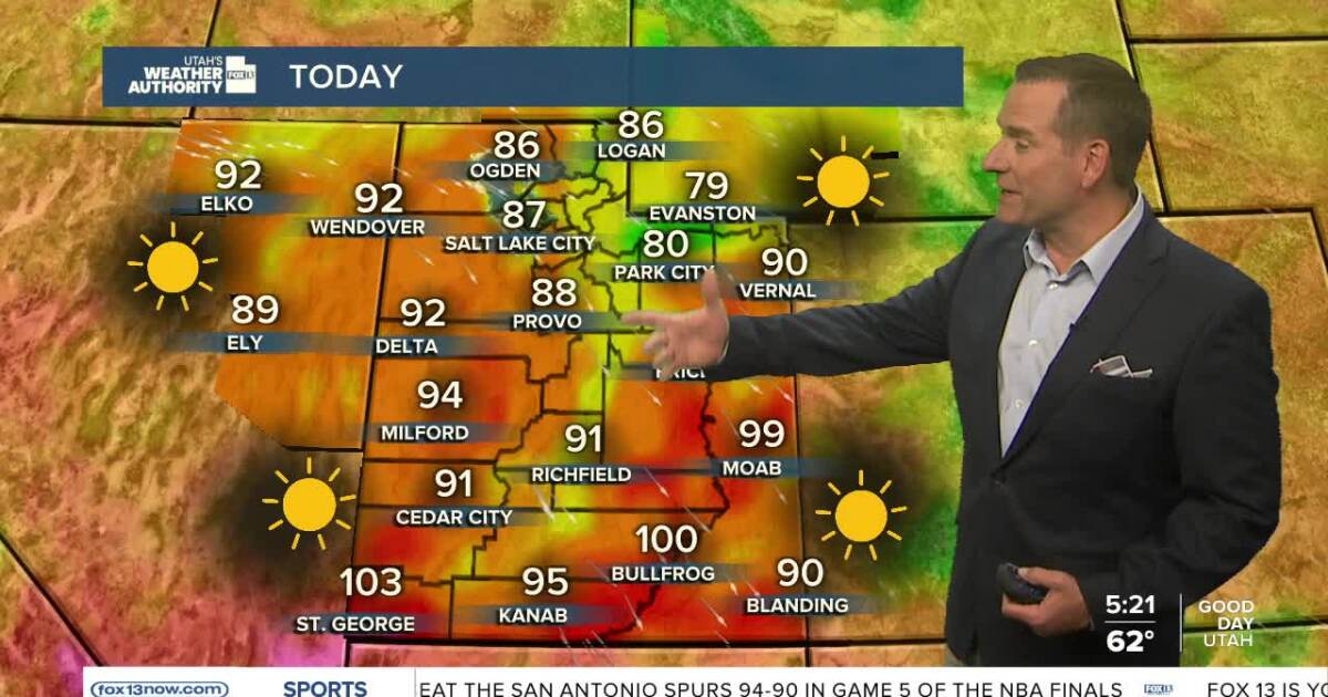 The heat is on; Temps climb this week!