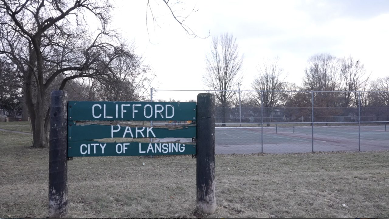 Tennis courts at Clifford Park