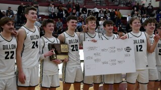 Dillon boys basketball team
