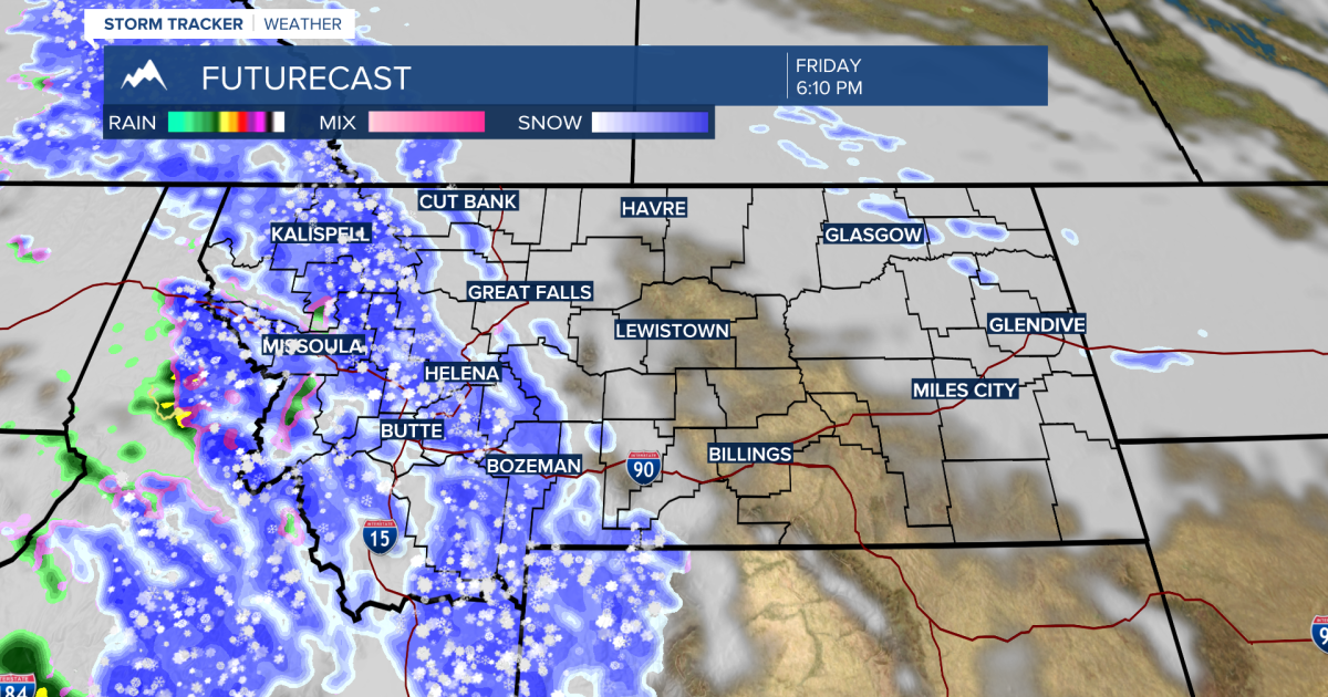 Another shot of snow over SW Montana Friday night into Saturday morning