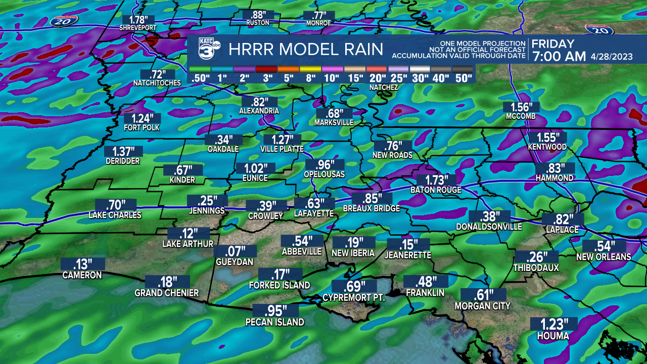 Extended HRRR Accumulation Acadiana.png