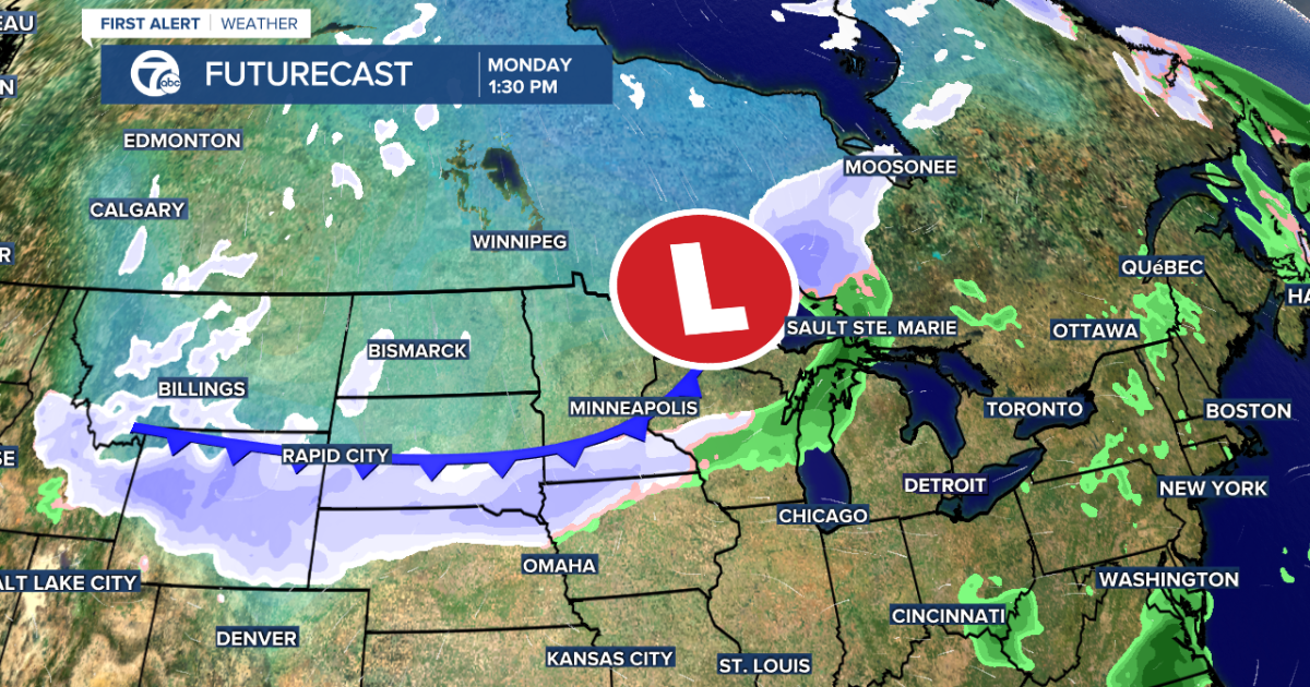 We may not be done with accumulating snow yet in metro Detroit