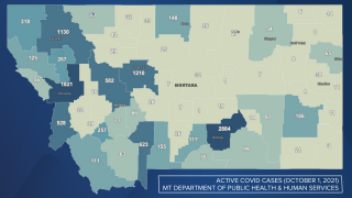 Montana COVID update: (Friday, October 1, 2021)