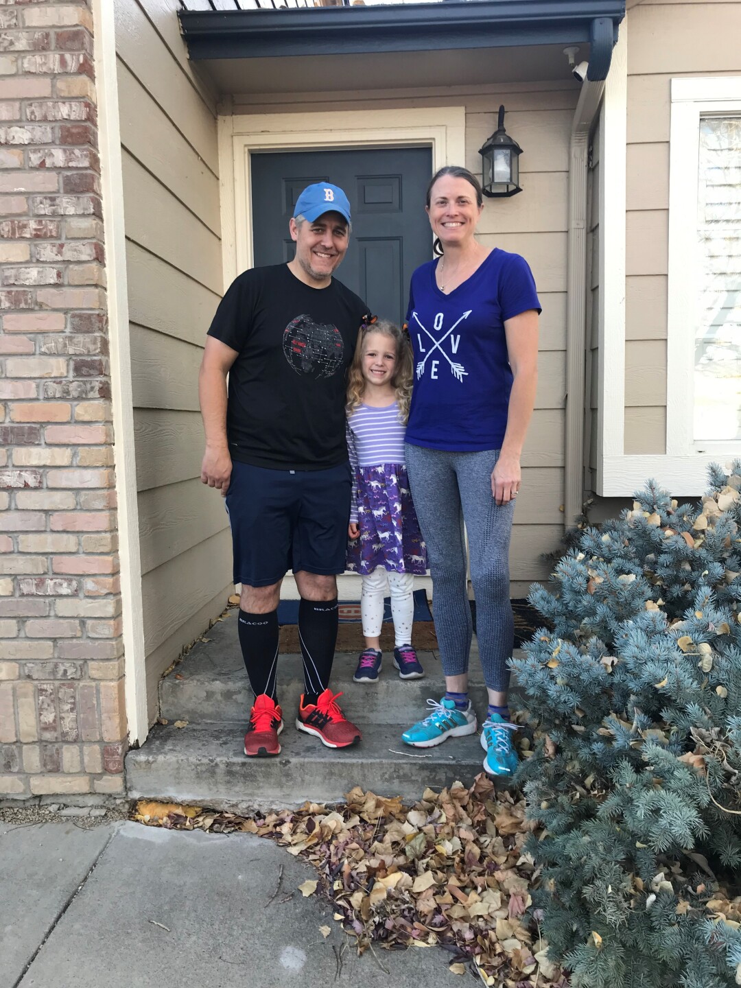 Mary Ann Lasky, her husband Andrew Rash, and their 4-year-old daughter