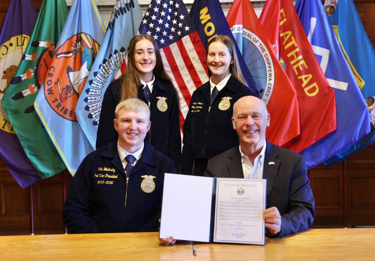 Gianforte proclaims FFA week in Montana