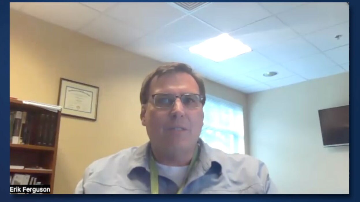 Traffic engineer Erik Ferguson explains why the new traffic signals are being installed.