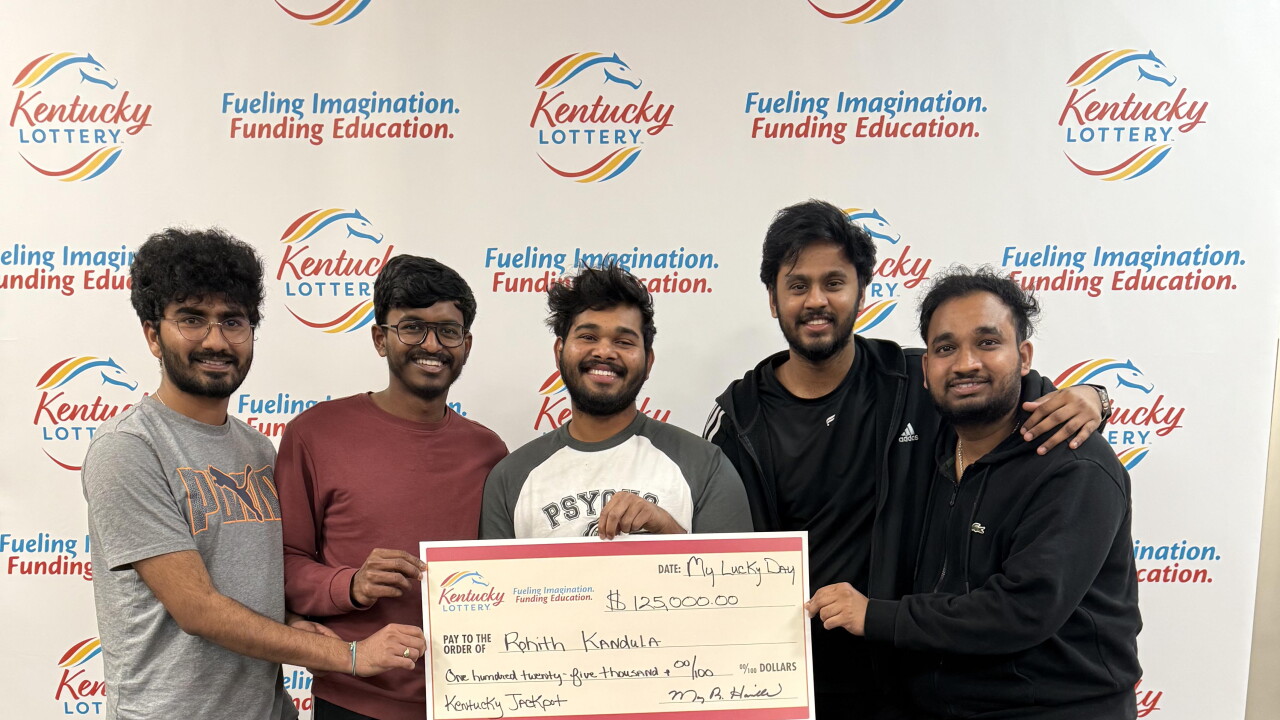 Kandula Rohith Reddy Cincinnati man wins $125,000 on Kentucky Lottery scratch-off