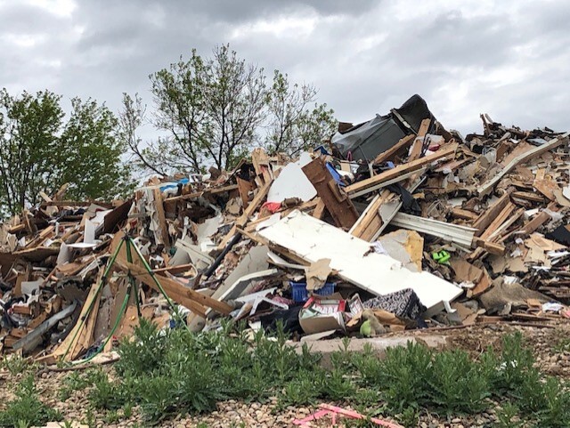 debris pile