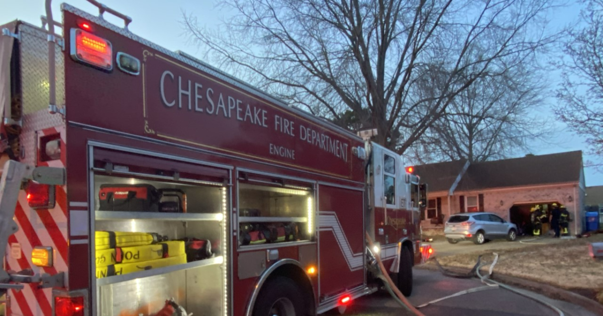 Chesapeake family displaced after house fire in Great Bridge section of ...
