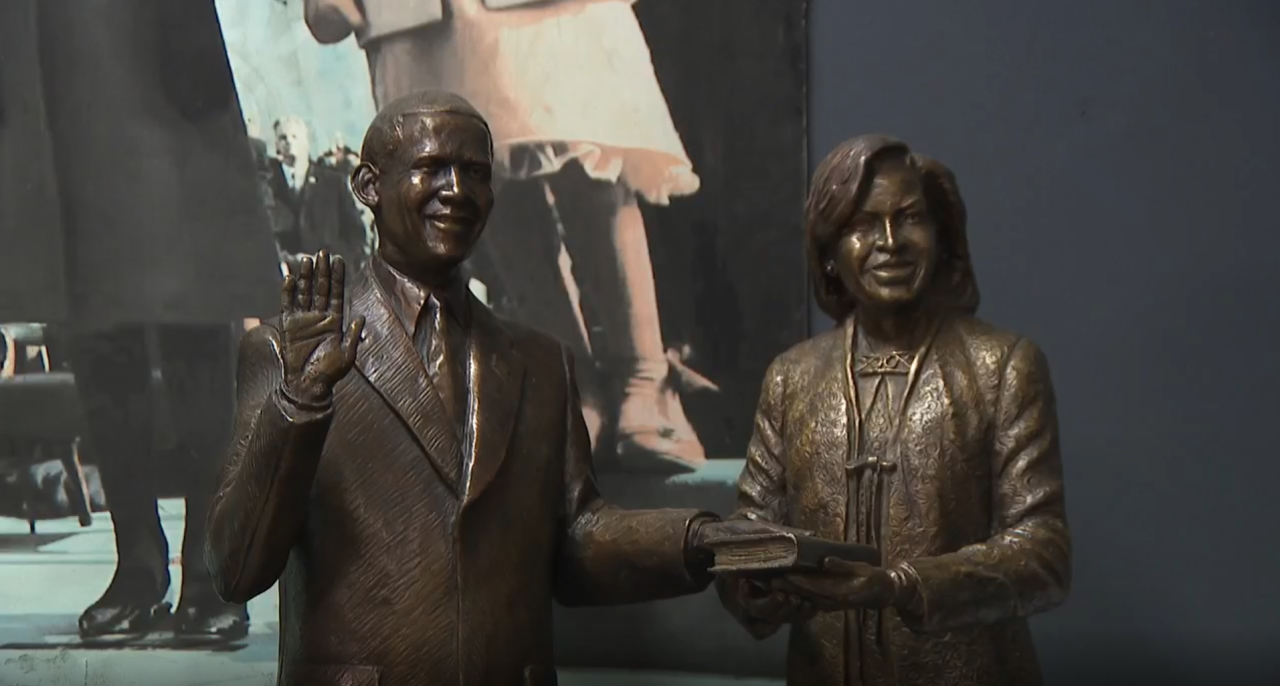 Ed Dwight Obama sculpture