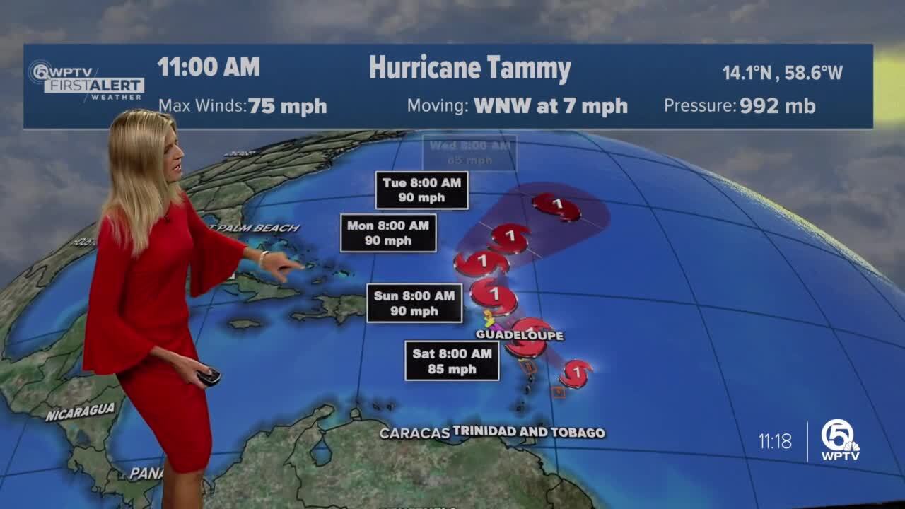 Hurricane Tammy Update 2025