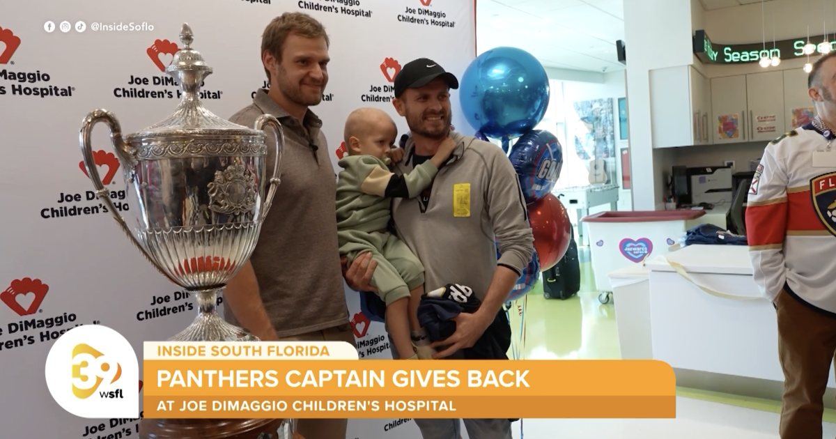 Panthers captain Barkov wins King Clancy Trophy, makes seven-figure donation to Joe DiMaggio Hospital