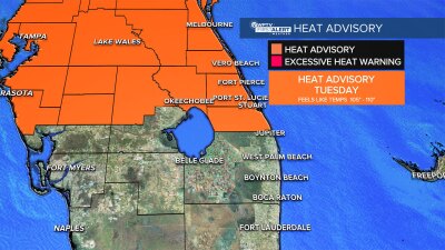 Heat advisory July 29, 2025 