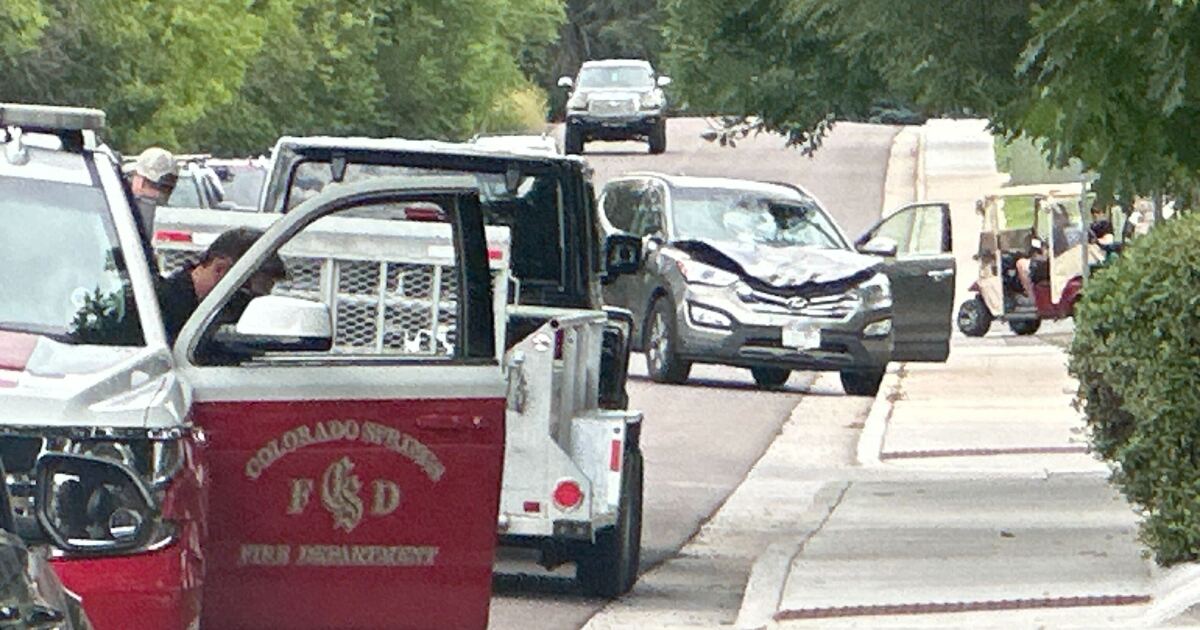 Templeton Gap Road reopens after CSPD responds to bike vs car crash