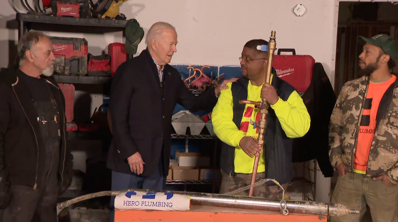 President Biden at Hero