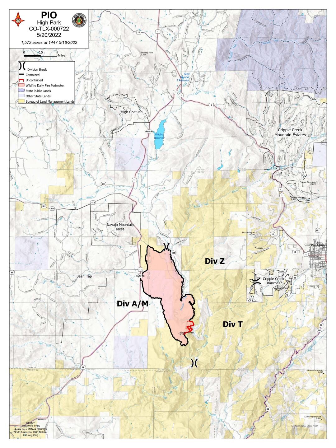 High Park Fire May 20 2022