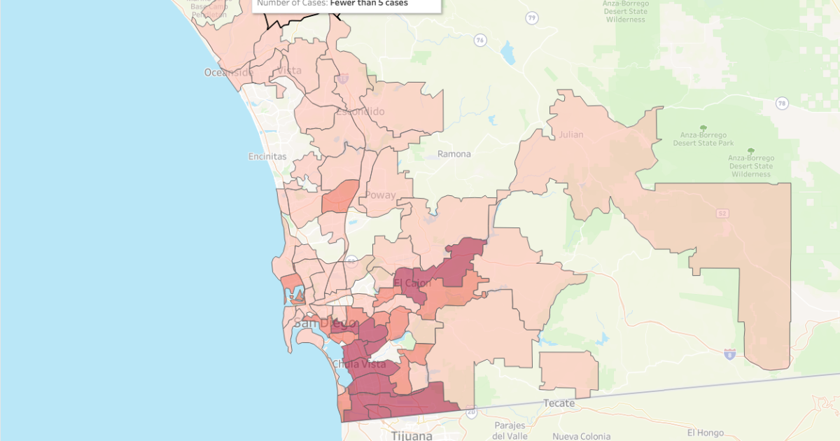 Updated Nov 4 Interactive Map Tracks Covid 19 Deaths By Zip Code In San Diego County Interactive Zip Code Map