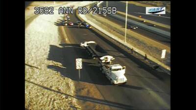 Fatal crash closes 215 off-ramp in northwest valley