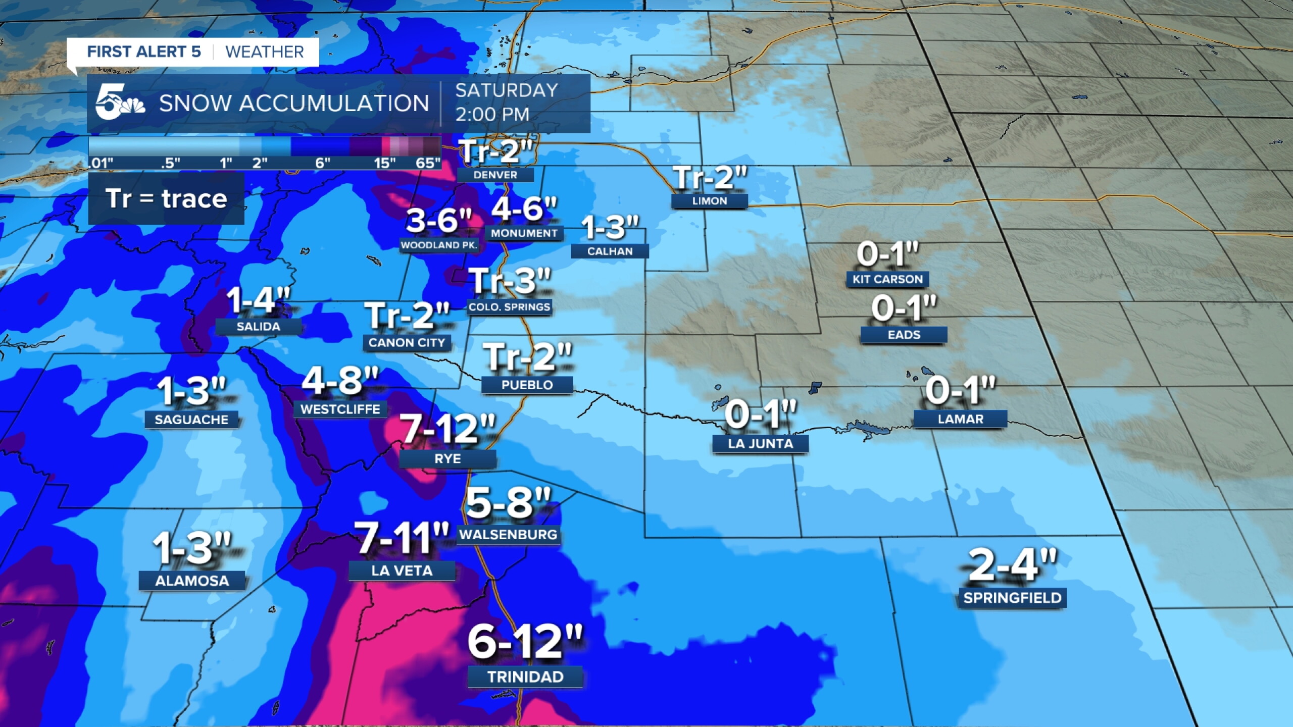 Widespread rain and snow on Friday will transition to all snow at night
