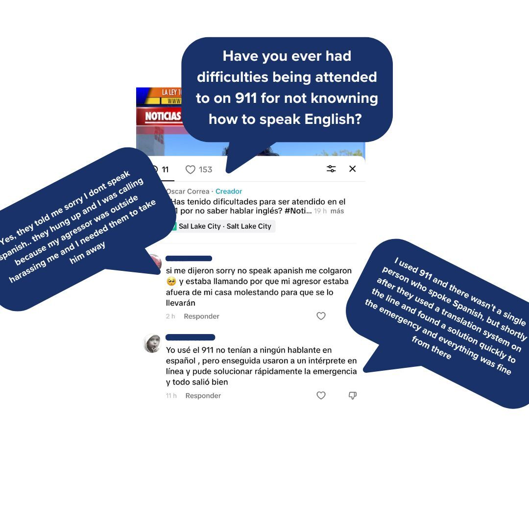Experiences of the Hispanic community of Salt Lake with 911