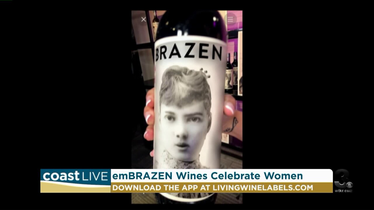 Wine bottles that talk and teach about historical women on Coast Live