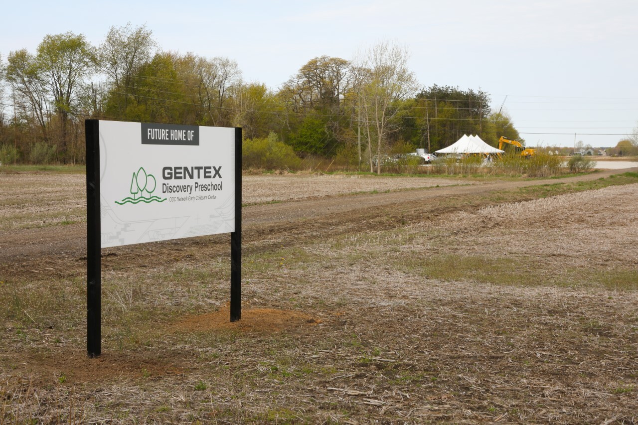 Gentex Discovery Preschool groundbreaking
