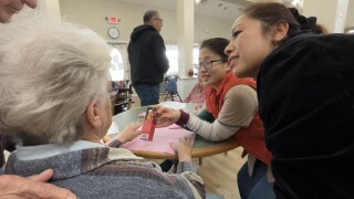 Portland seniors get free holiday manicures