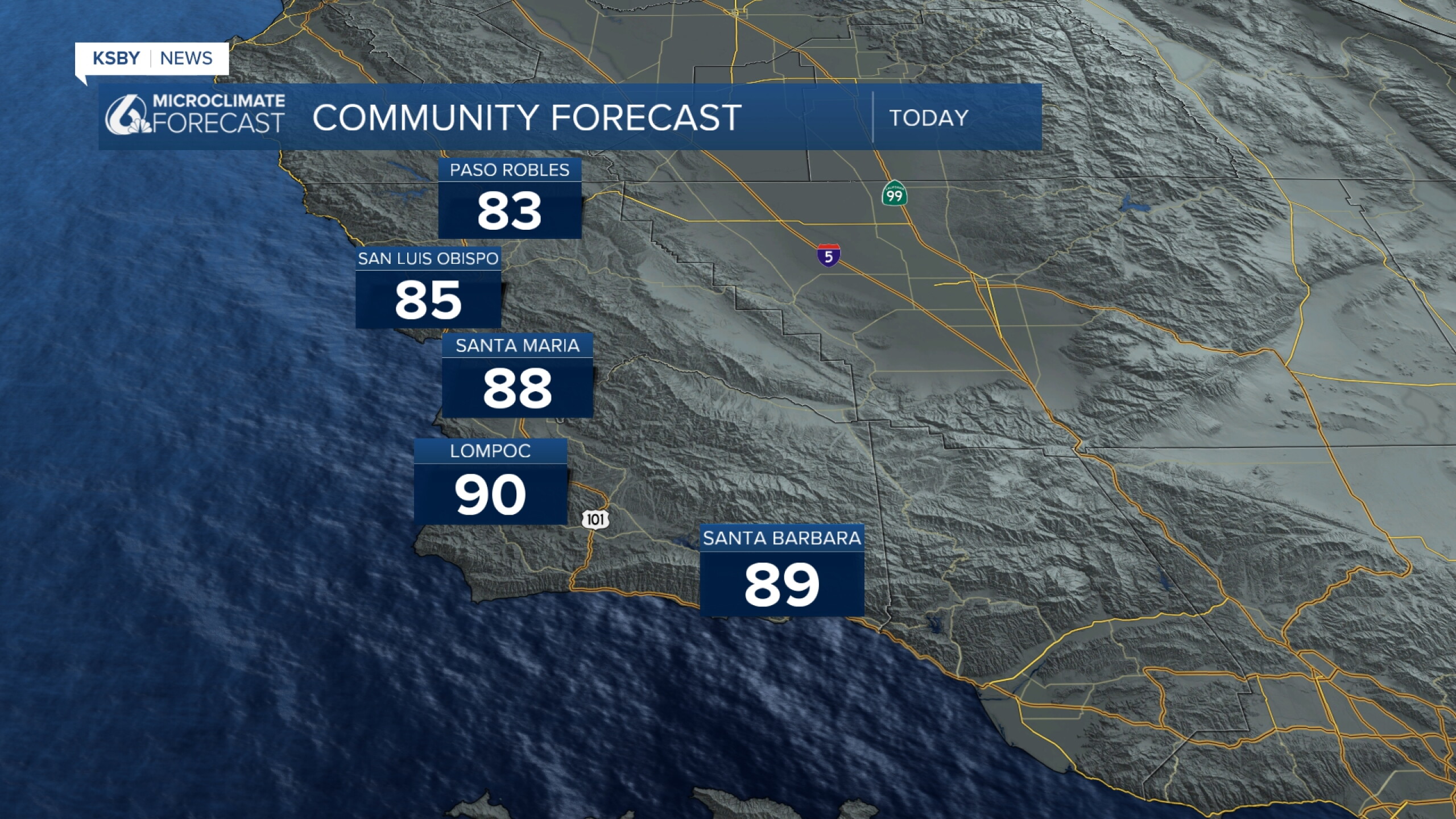 90s possible Thursday as highs climb well above normal for this time of ...