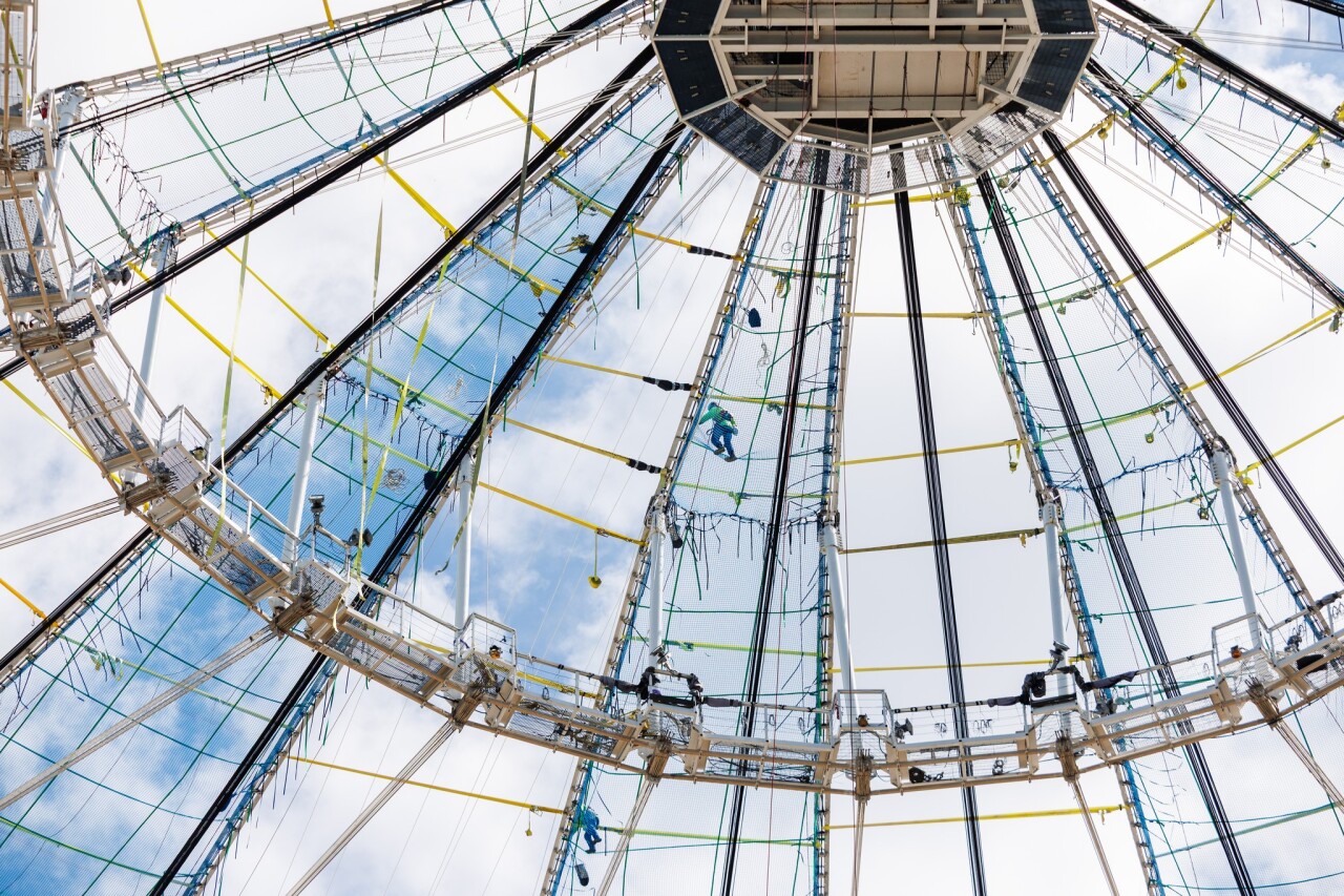 Tropicana Field roof repairs Aug. 2025