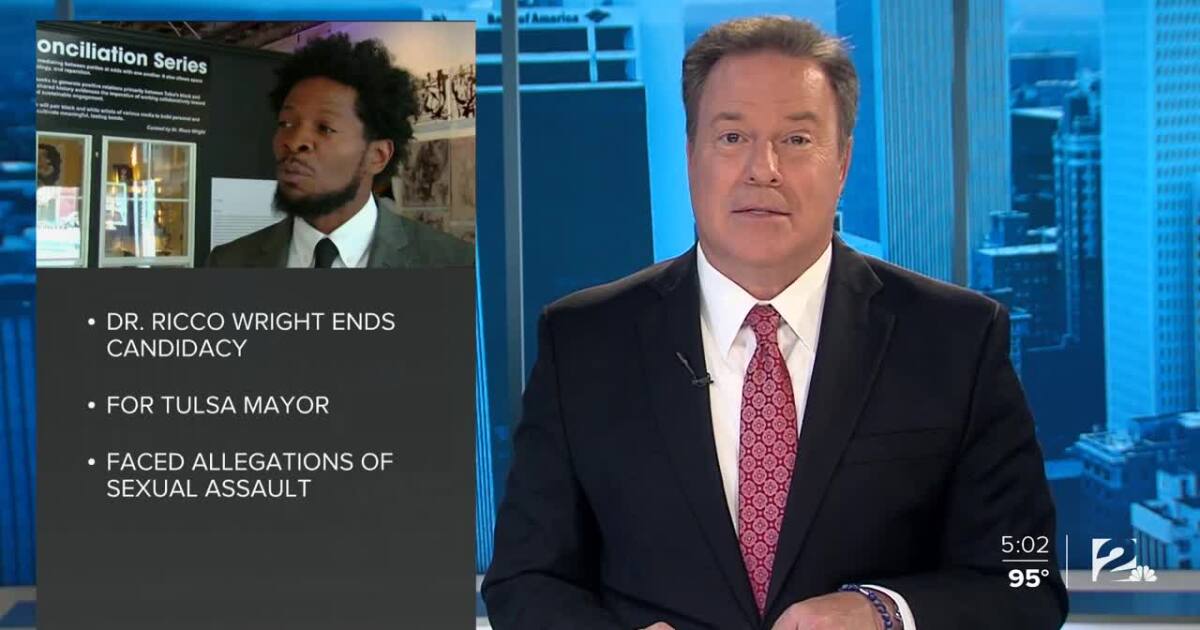 Dr. Ricco Wright ends candidacy for Tulsa mayor amid sexual assault ...