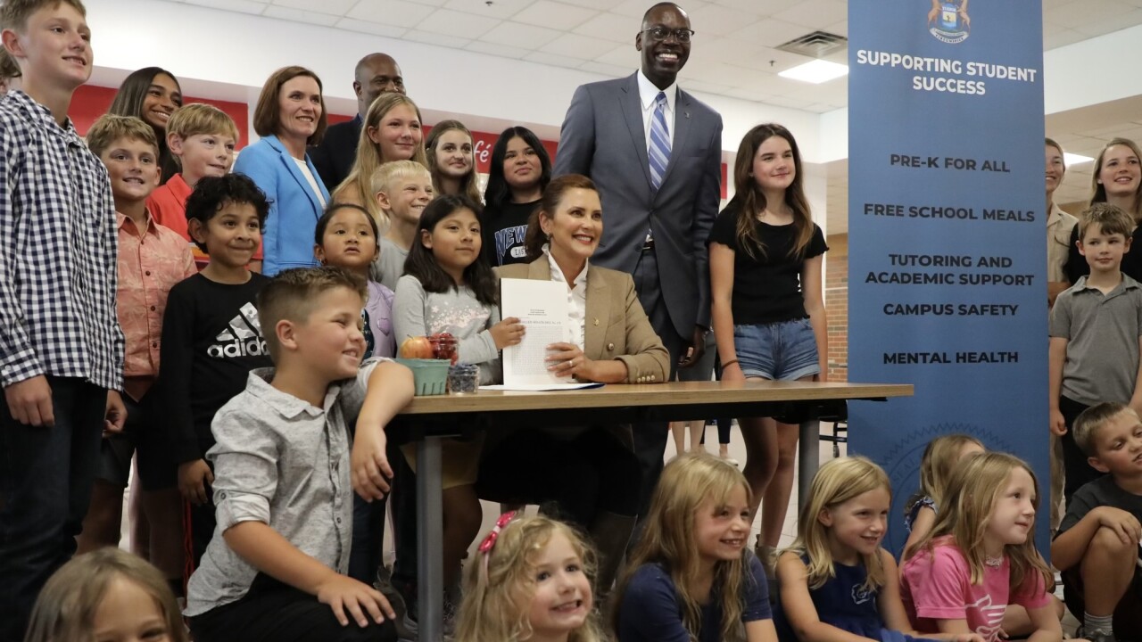 Governor Whitmer signs historic state education budget