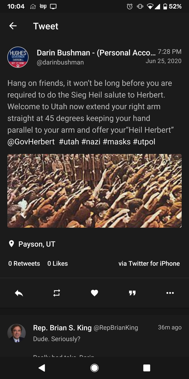 Darin Bushman tweet