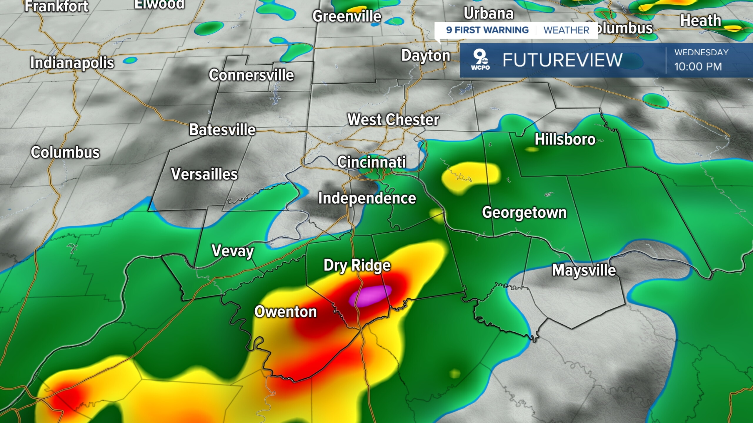 More rain on the way, when we'll see storms tomorrow