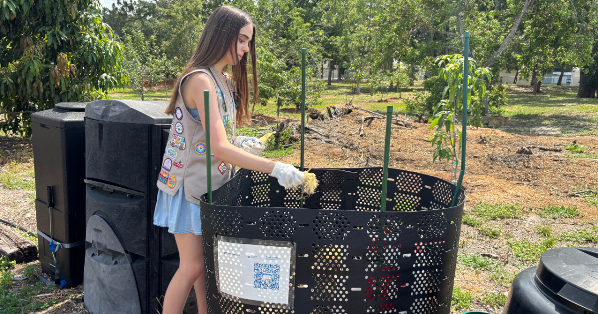 Fiona Ripp Girl Scout spreads passion for composting to farmers across the state ...