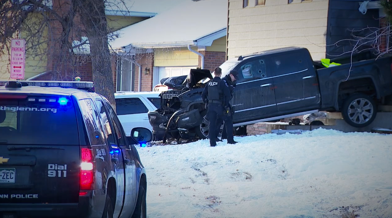 Northglenn truck into house jan 4 2022