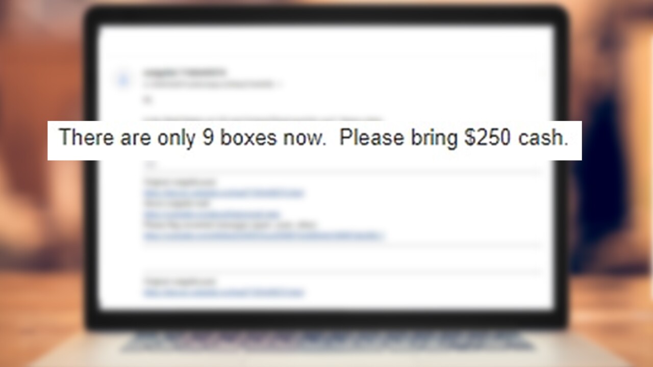 Craigslist post