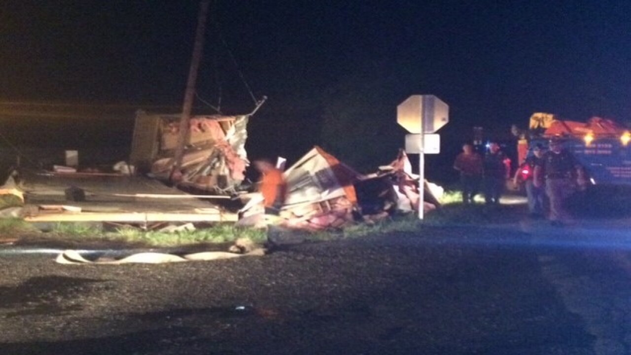 PHOTOS: Ominous skies and storm damage