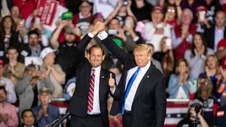 Rep. Andy Barr and President Donald Trump