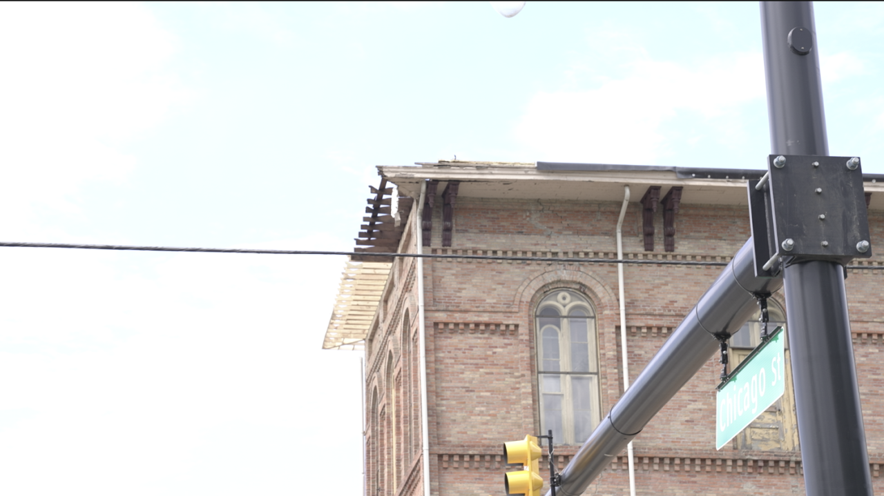 Jonesville City Hall damage