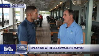 Clearwater mayor talks hurricane recovery, historic pavilion