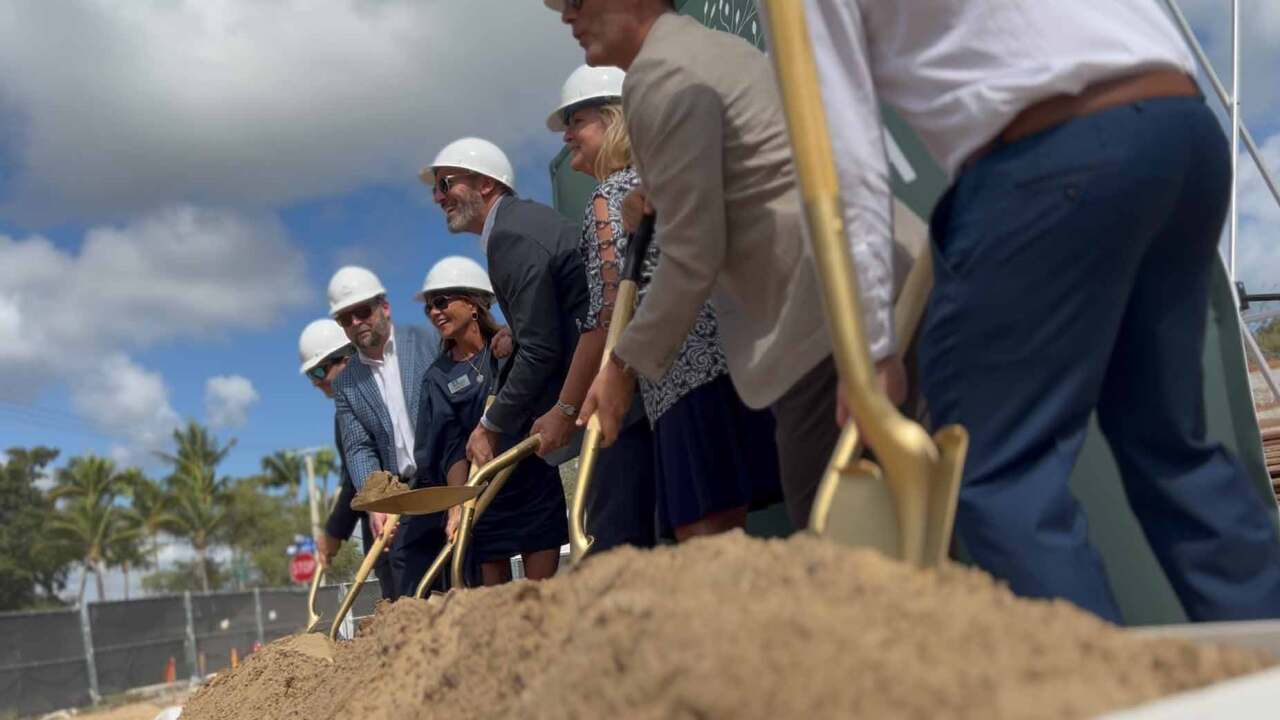 A ground-breaking ceremony was held for Sundy Village on Feb. 22, 2023, in Delray Beach.