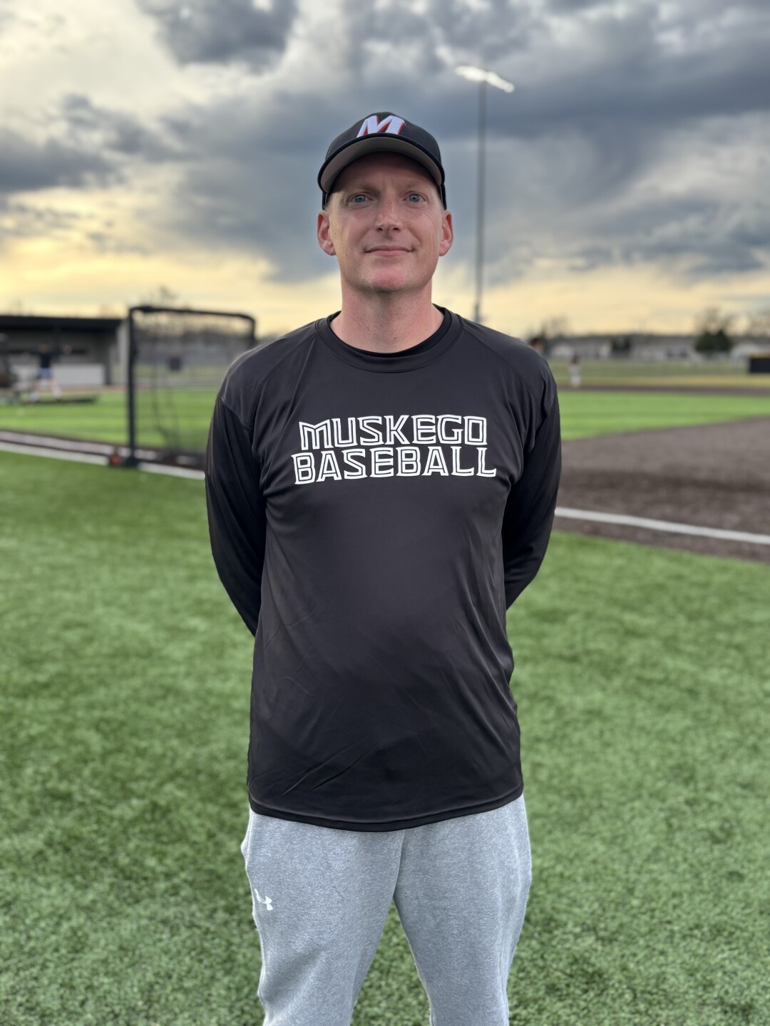 Muskego Warriors head baseball coach Jacob Paige